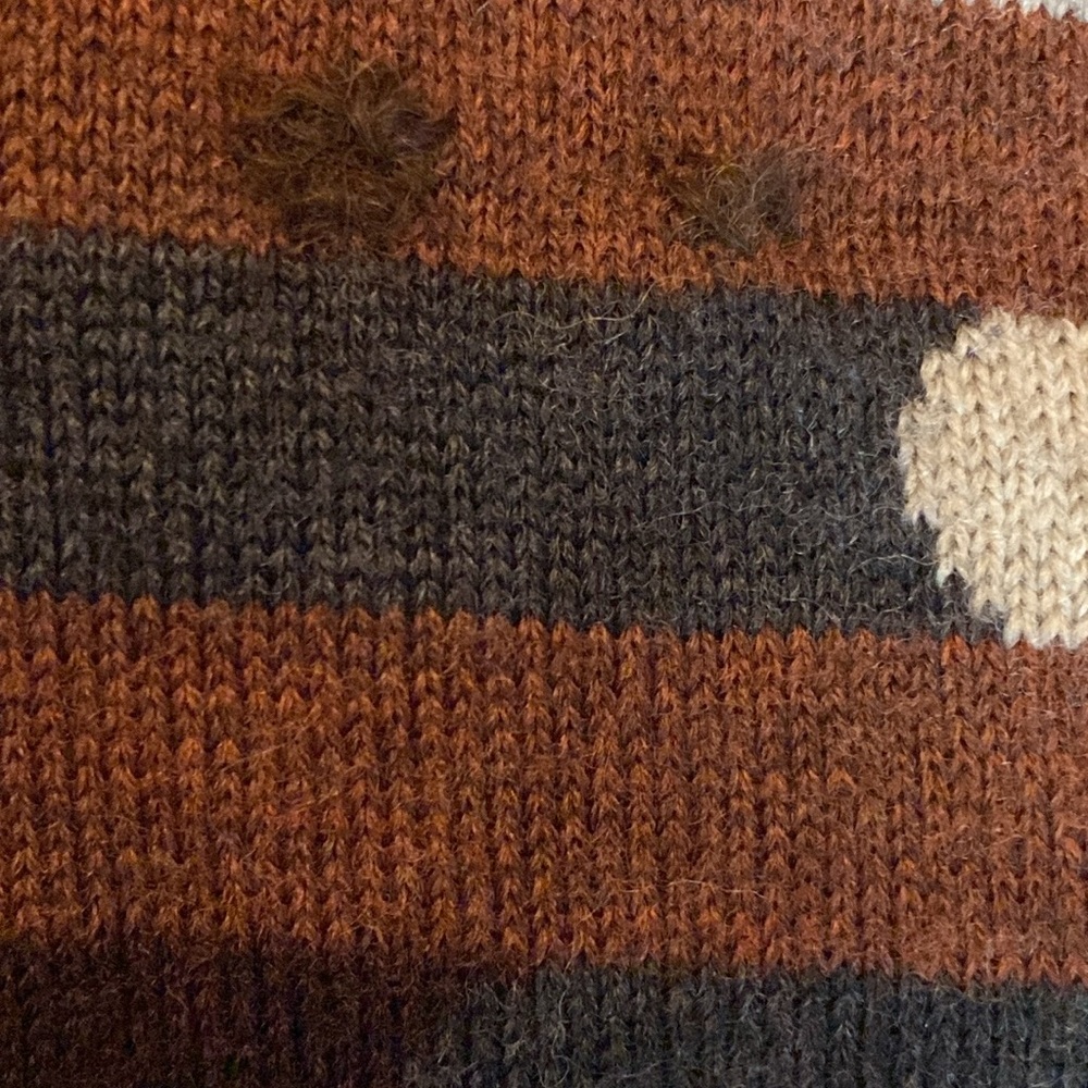 Missoni Sciarpe Geometric Pattern Wool Double Kni… - image 4